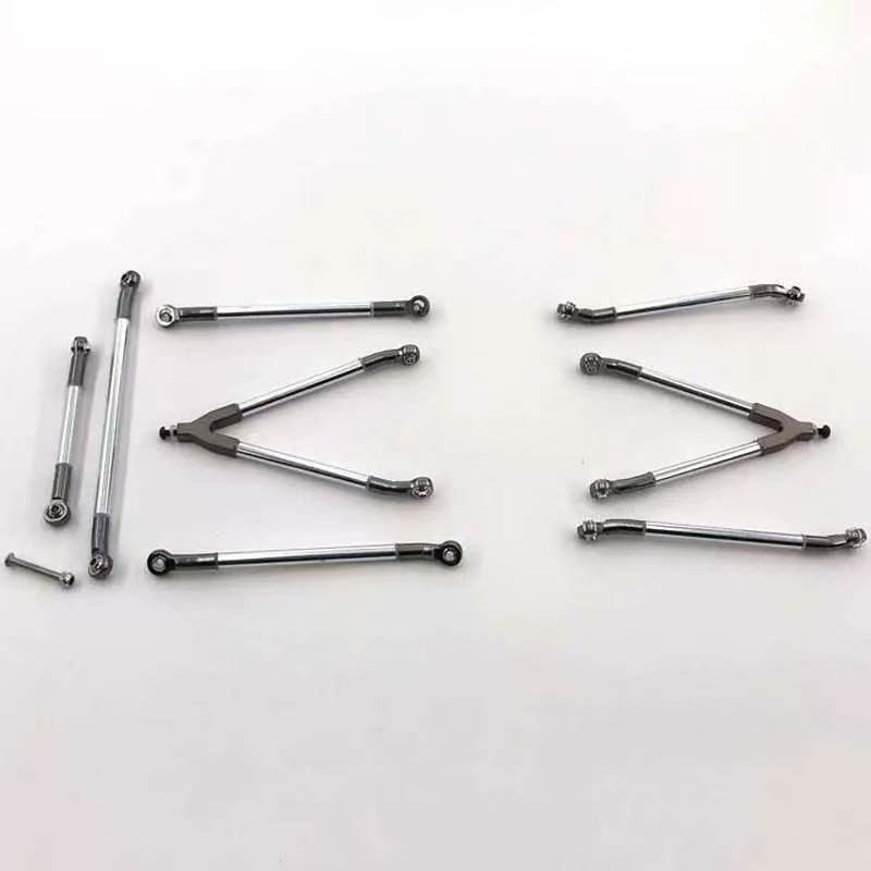  Y-Style Metal Linkage Rod Set for 1/10 RC Crawlers, Compatible with Axial SCX10 AX10 RC4WD  LG06
