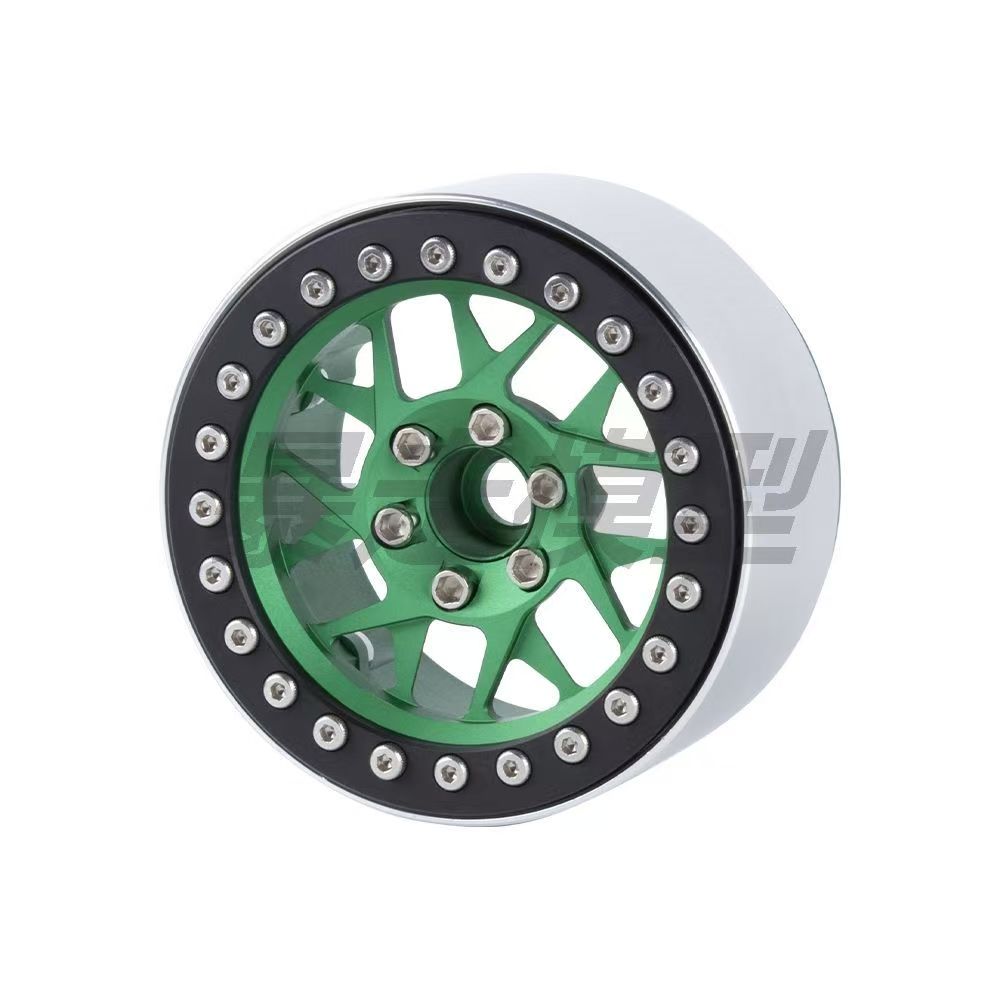 XIANGXI H8H 2.2" Aluminum Beadlock Wheels for 1/10 RC Crawlers - Compatible with SCX10, YK & More L3