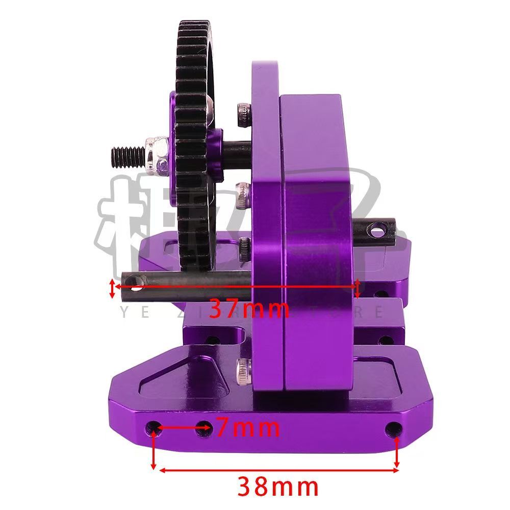 LCG Low Center of Gravity 2-Speed Gearbox for 1/10 RC Crawler SCX10 II III Capra TRX4 Upgrade  BX6