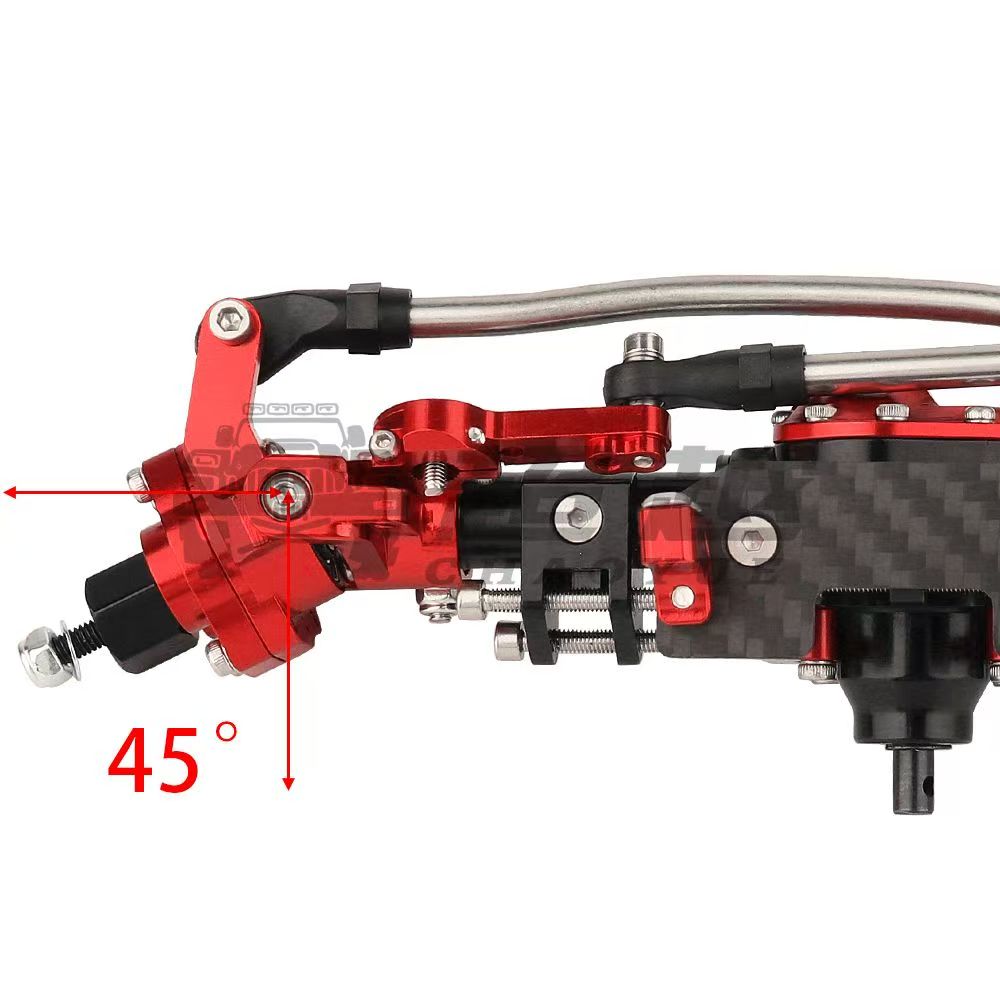 1/10 RC Crawler Aluminum Portal Axle Set for Axial SCX10 II 90046 / 90047  Q10