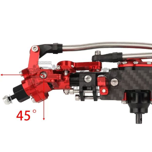 1/10 RC Crawler Aluminum Portal Axle Set for Axial SCX10 II 90046 / 90047  Q10