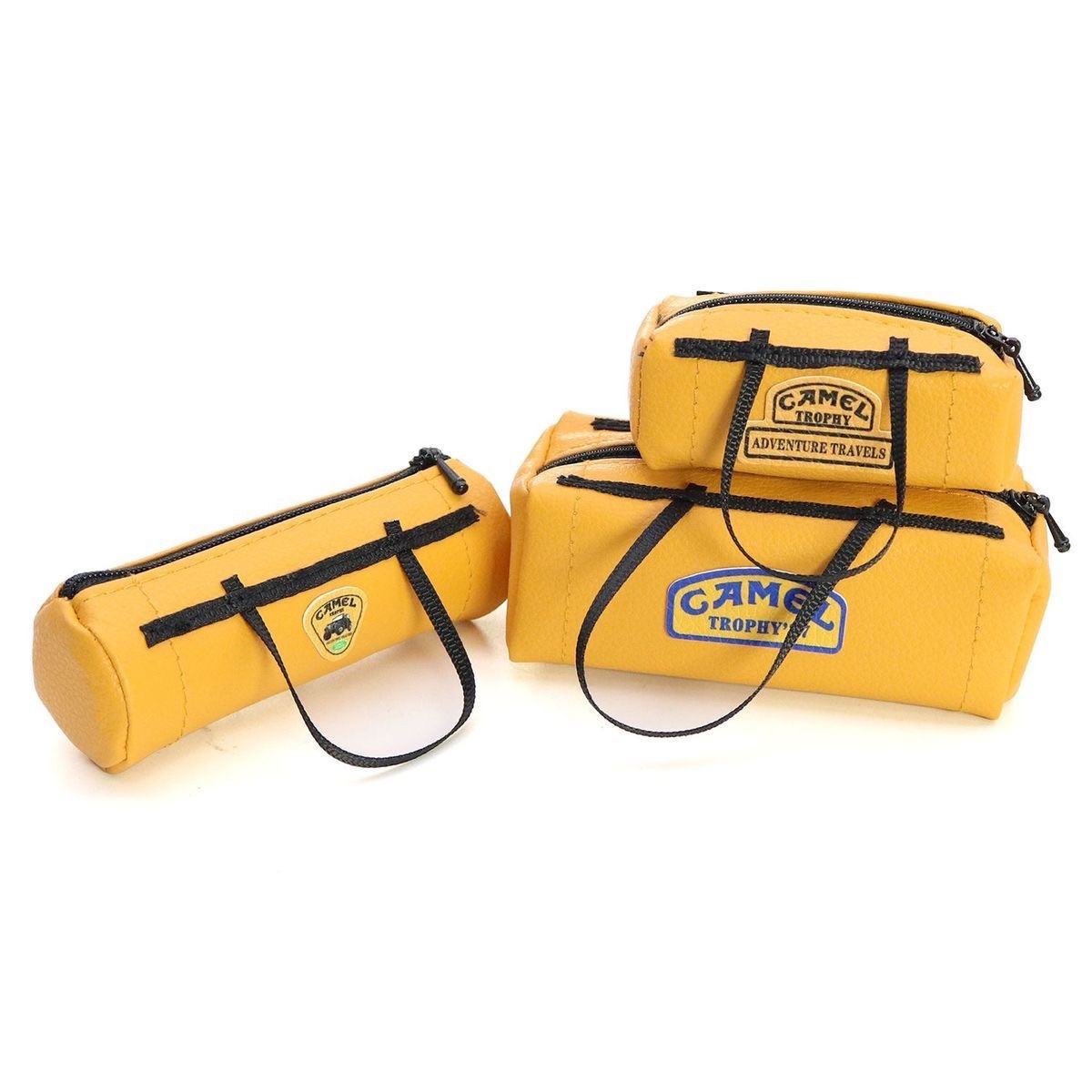 Camel Trophy Style Leather Luggage Bag Set for 1/10 RC Crawler XQJ-005