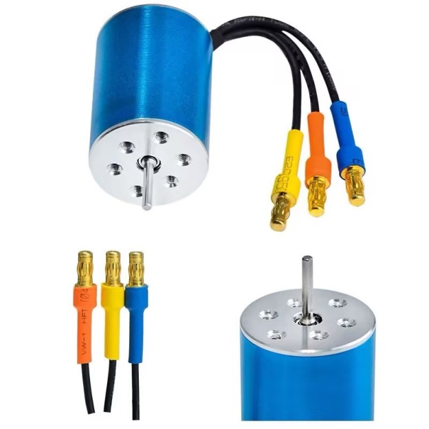 2435 4P Waterproof Sensorless Brushless Motor for 1/16 1/18 RC Crawler On-road Car