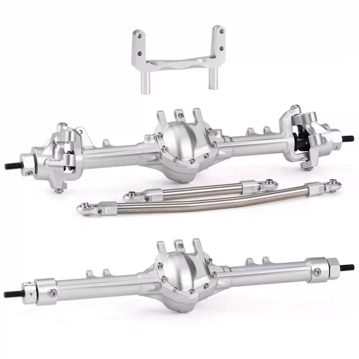 VP2 Style Pumpkin Axle Set, CNC Aluminum Straight Axle for 1/10 SCX10 RC Crawler  Q9