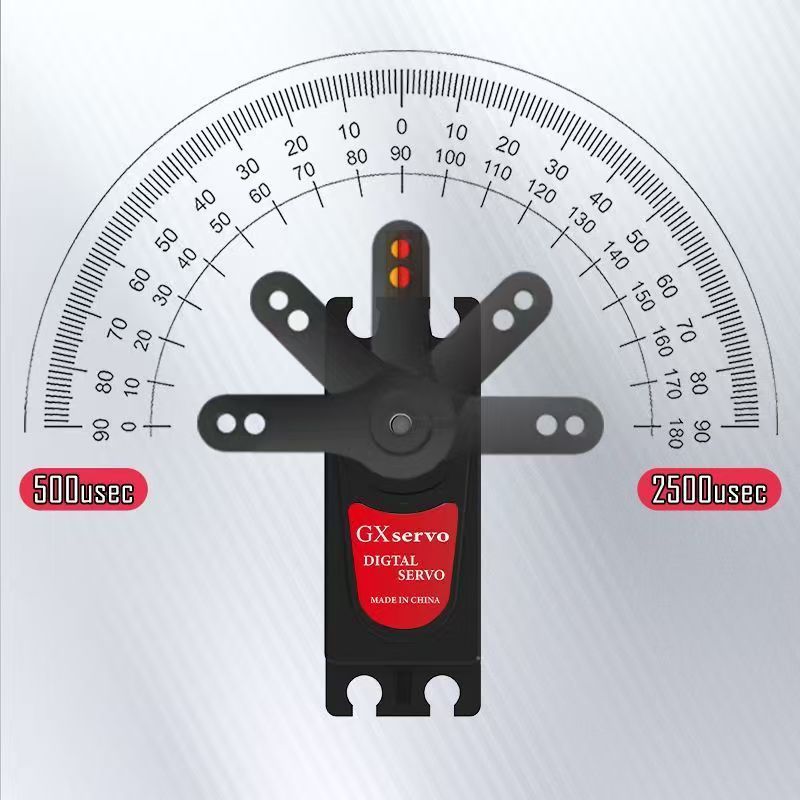42KG High Torque Brushless Digital Servo, Full Metal Gear HV Waterproof Servo for RC Crawler/Mechanical Arm/Drone  DJ6