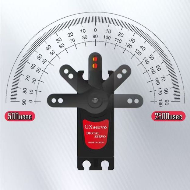 42KG High Torque Brushless Digital Servo, Full Metal Gear HV Waterproof Servo for RC Crawler/Mechanical Arm/Drone  DJ6