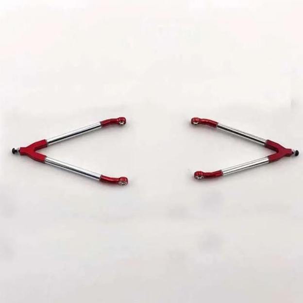  Y-Style Metal Linkage Rod Set for 1/10 RC Crawlers, Compatible with Axial SCX10 AX10 RC4WD  LG06