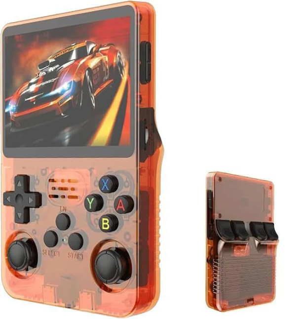 R36S Open-Source Handheld Game Console, 3D Dual-System Arkos