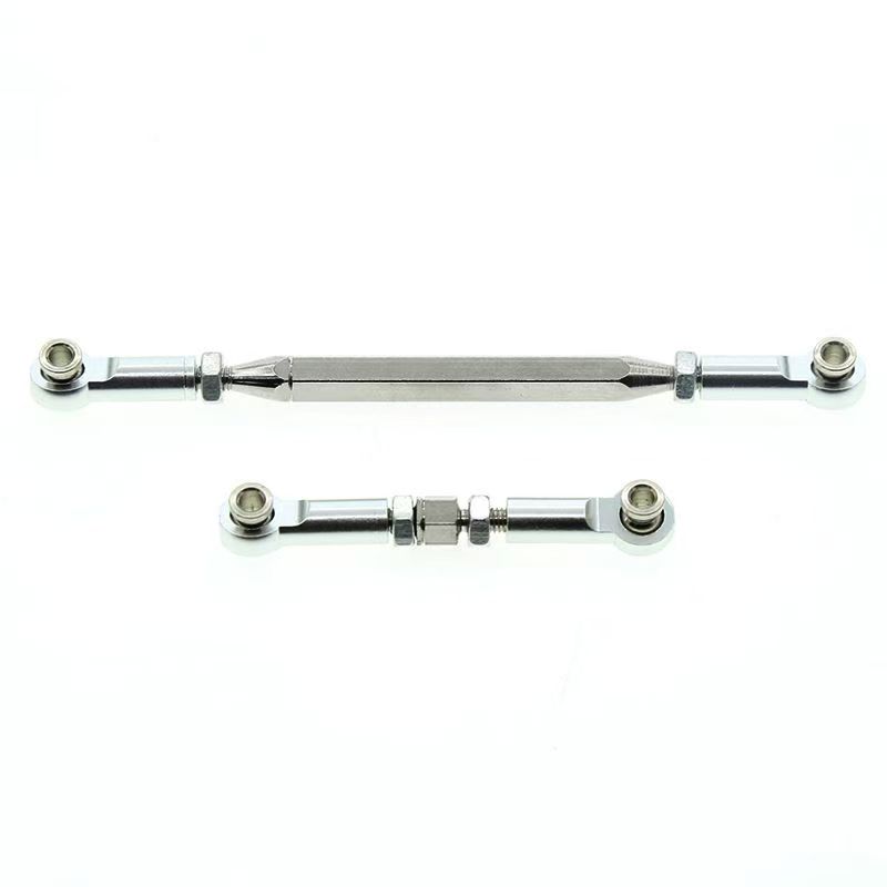 Adjustable Aluminum Alloy Servo Linkage Rod for RC Cars, M3 Ball Joint, DIY Upgrade Parts  LG08