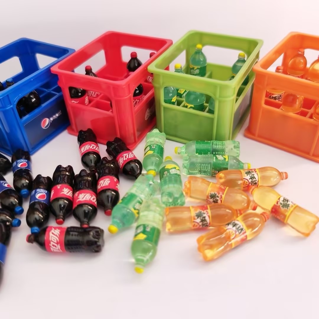RC Crawler Miniature Drink Bottle Scene Set XQJ-014