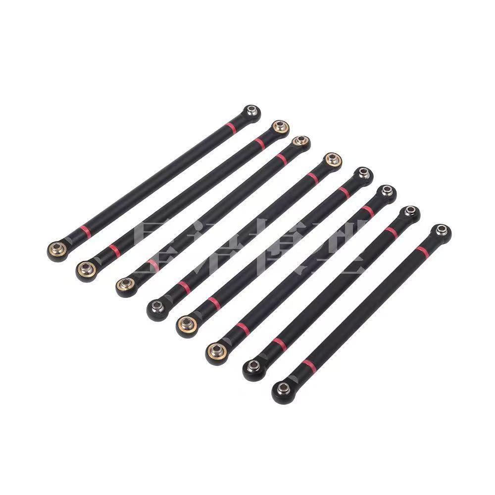 8PCS Aluminum Alloy Linkage Rod Set for 1/10 Axial SCX10 313mm Wheelbase RC Crawlers  GL05
