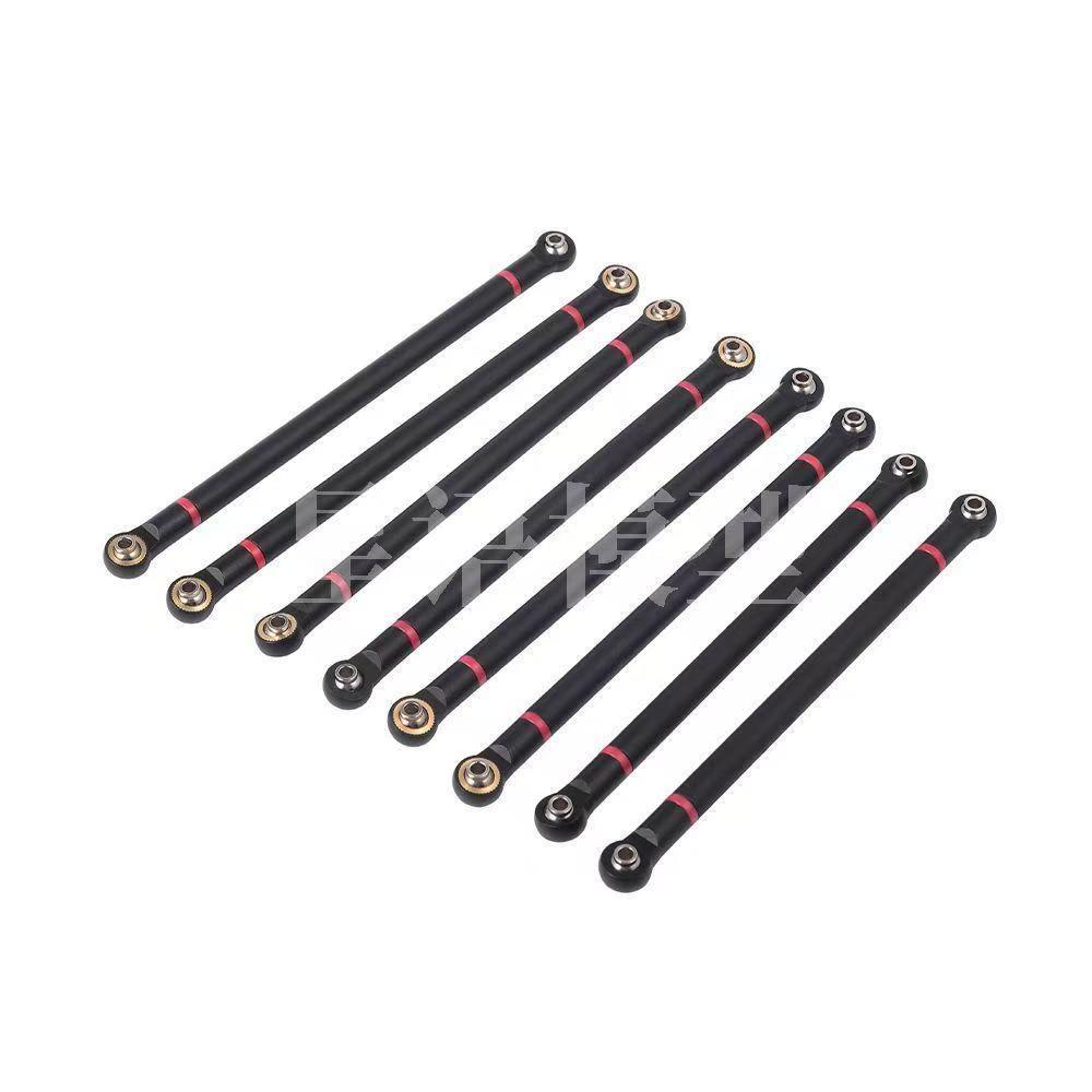 8PCS Aluminum Alloy Linkage Rod Set for 1/10 Axial SCX10 313mm Wheelbase RC Crawlers  GL05