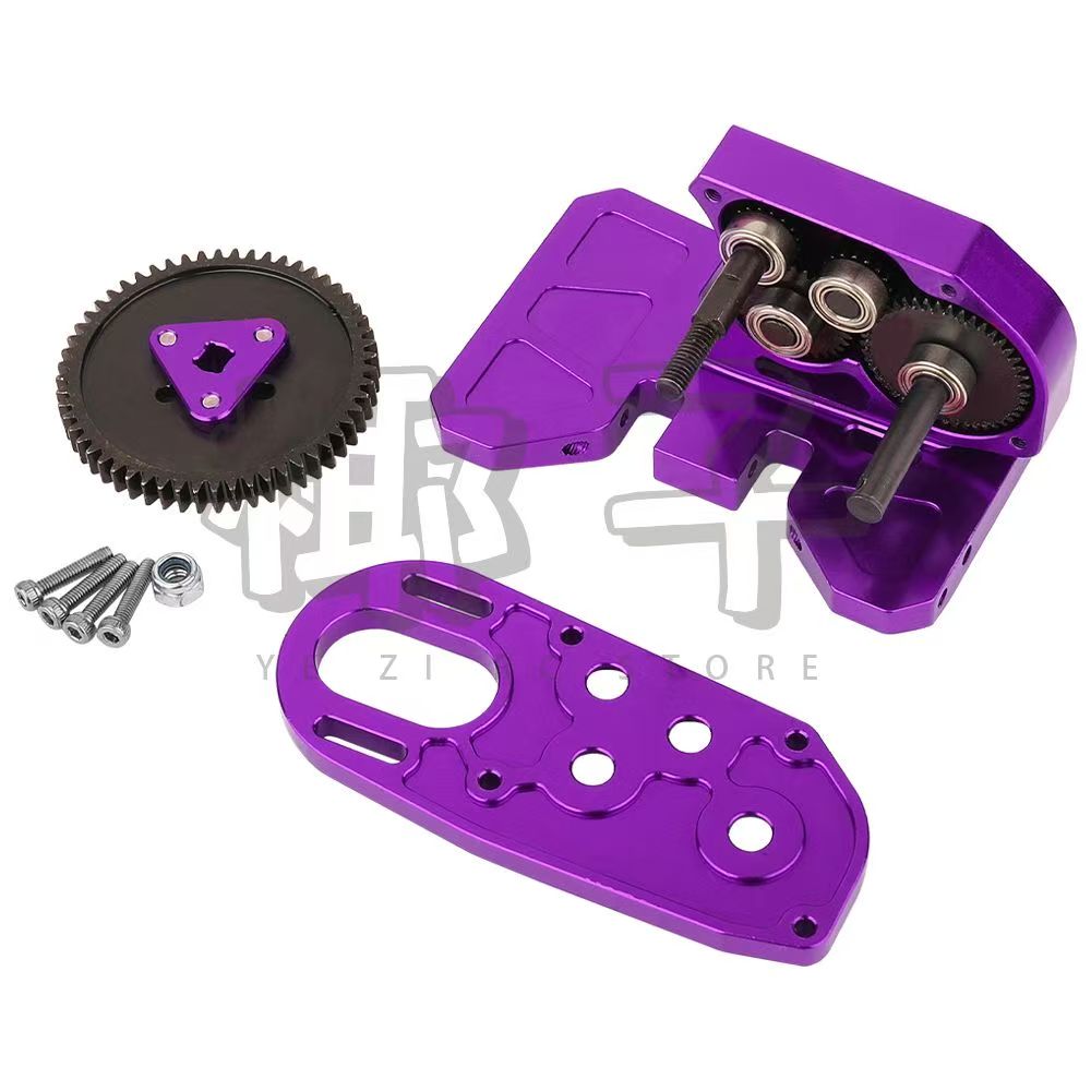 LCG Low Center of Gravity 2-Speed Gearbox for 1/10 RC Crawler SCX10 II III Capra TRX4 Upgrade  BX6
