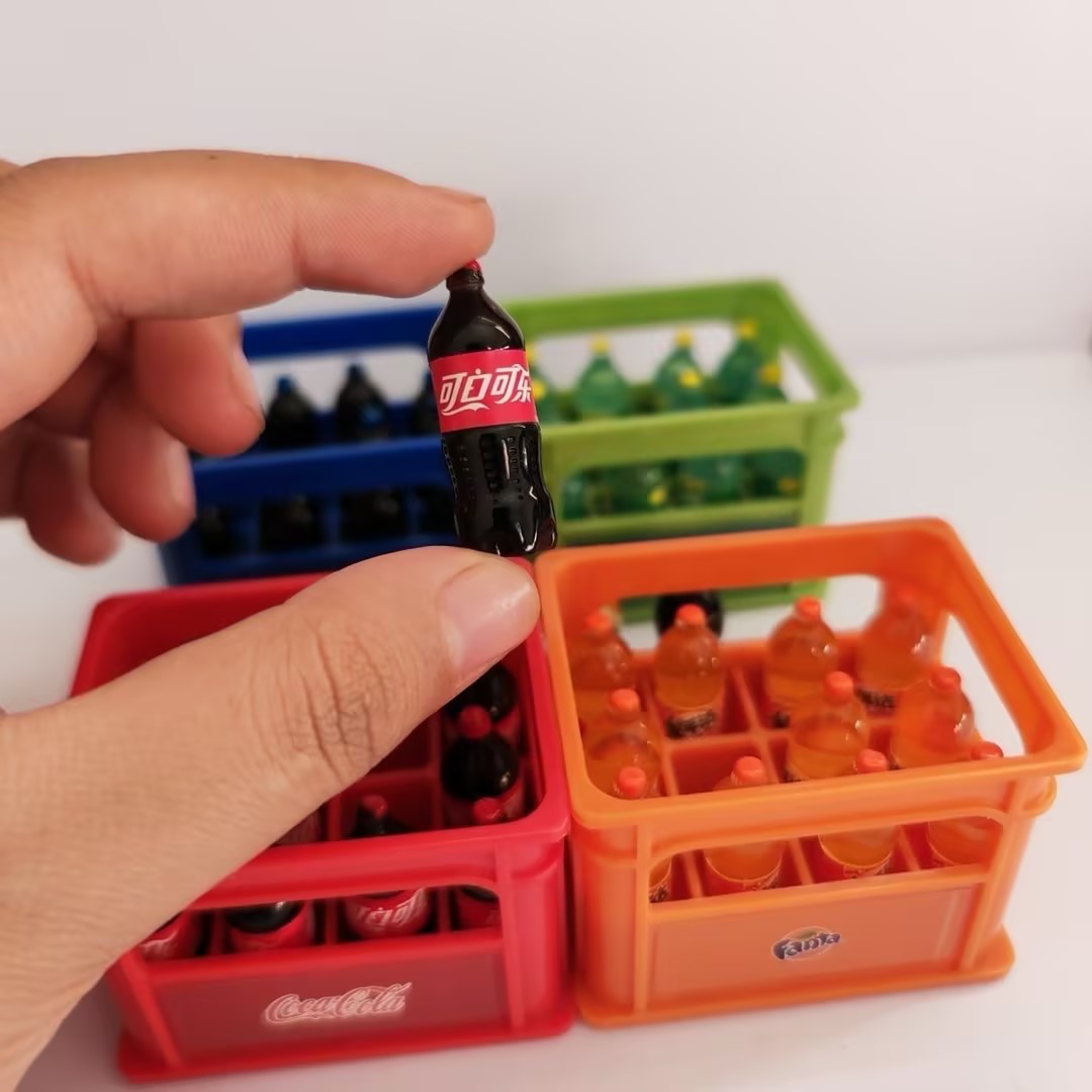 RC Crawler Miniature Drink Bottle Scene Set XQJ-014