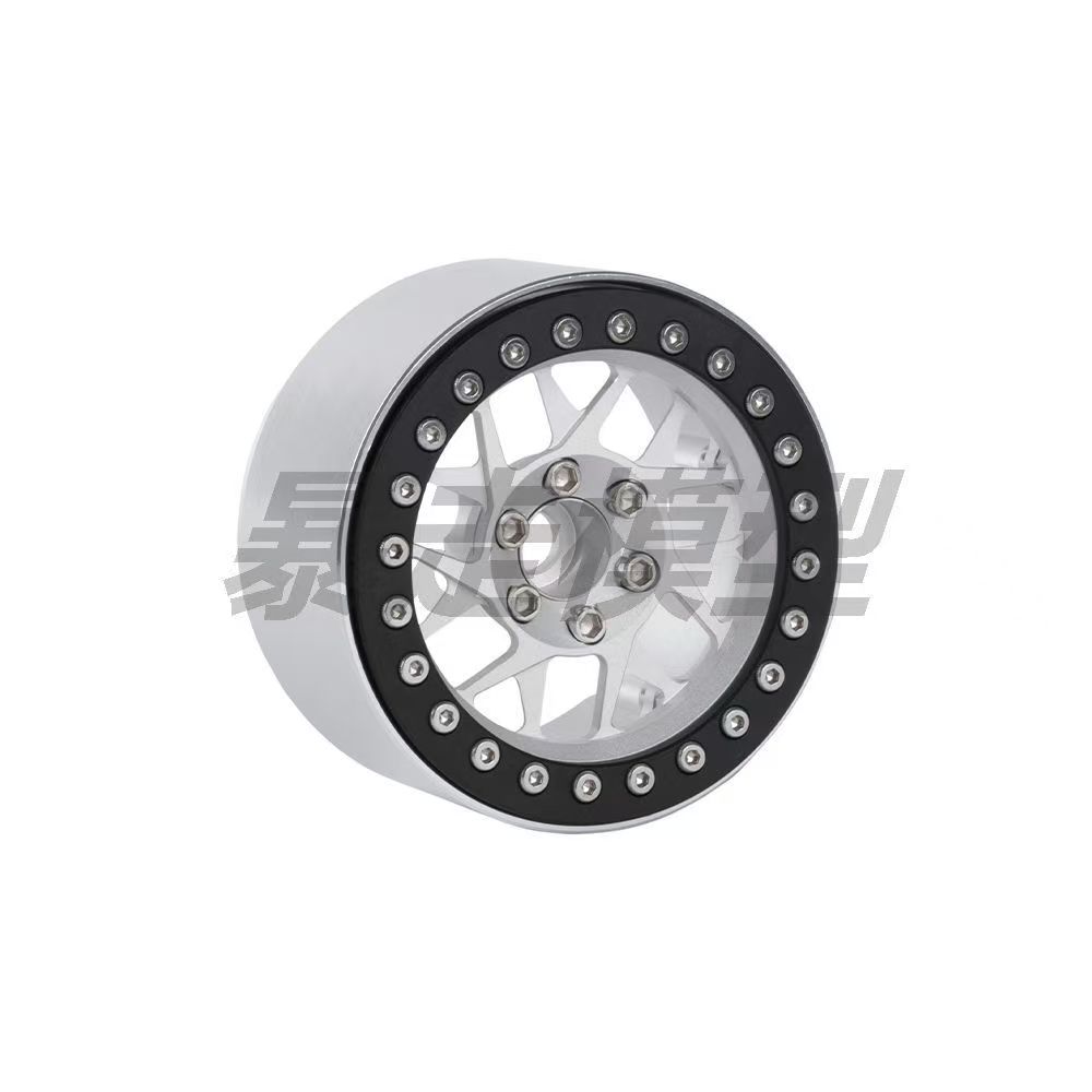XIANGXI H8H 2.2" Aluminum Beadlock Wheels for 1/10 RC Crawlers - Compatible with SCX10, YK & More L3