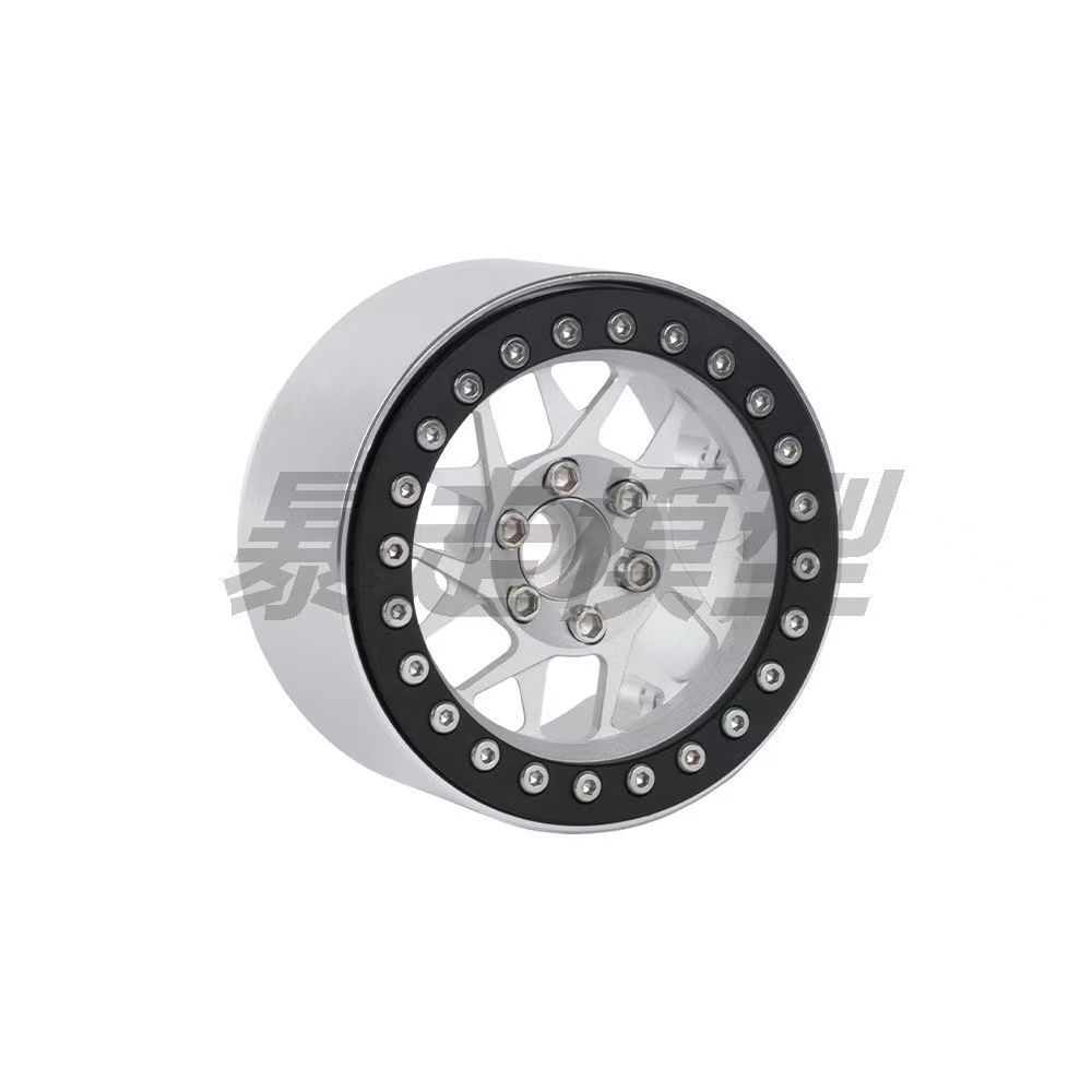 XIANGXI H8H 2.2" Aluminum Beadlock Wheels for 1/10 RC Crawlers - Compatible with SCX10, YK & More L3