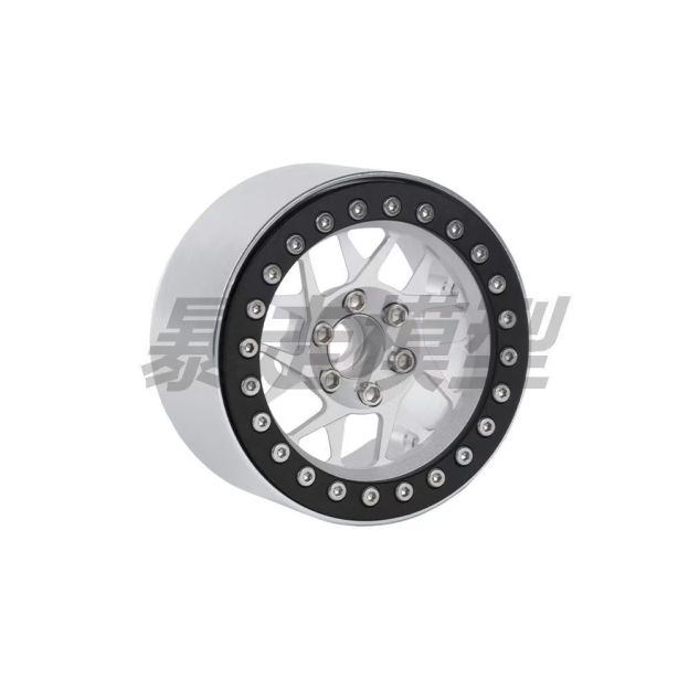 XIANGXI H8H 2.2" Aluminum Beadlock Wheels for 1/10 RC Crawlers - Compatible with SCX10, YK & More L3