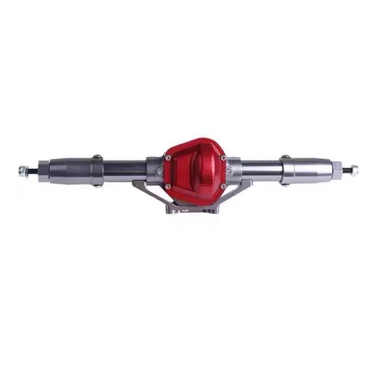 1/10 RC Crawler Aluminum Front & Rear Axle Set, Compatible with SCX10 90046 RC4WD D90 D110 CC01  Q01