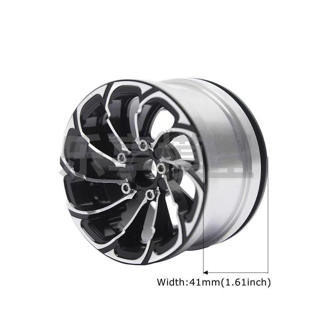 2.2" Tornado Style Metal Beadlock Wheels, CNC Aluminum RC Crawler Wheels for AXIAL SCX10 TRX4  L2