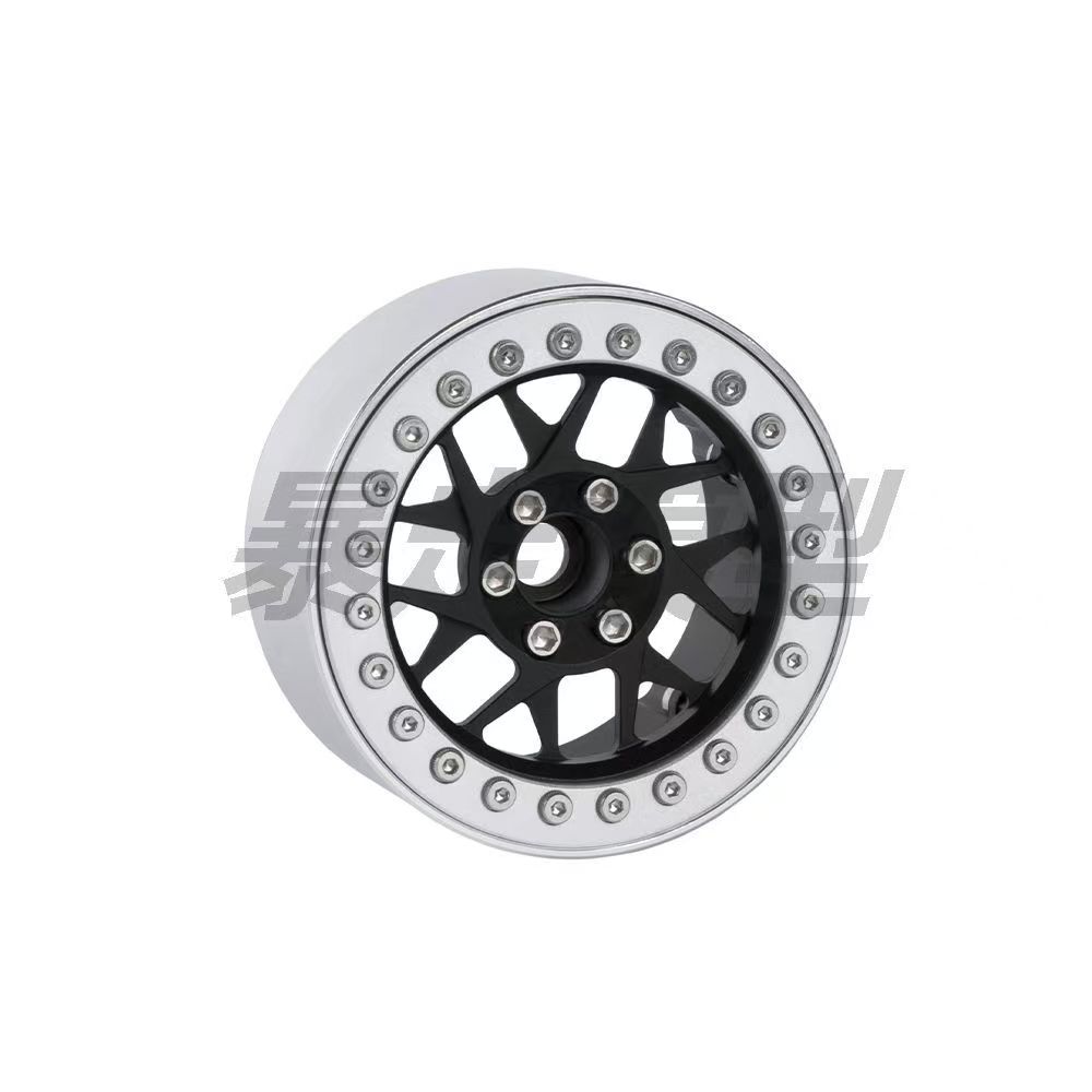 XIANGXI H8H 2.2" Aluminum Beadlock Wheels for 1/10 RC Crawlers - Compatible with SCX10, YK & More L3