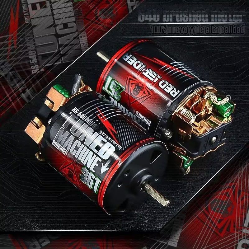 RS Red Spider R62 540 High-Flux Brushed Motor for 1/10 RC Crawler Upgrade DJ003