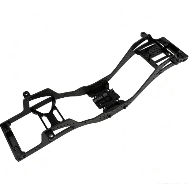  Carbon Fiber & Aluminum Chassis Frame Upgrade for 1/10 SCX10 Pro RC Crawler  DB07