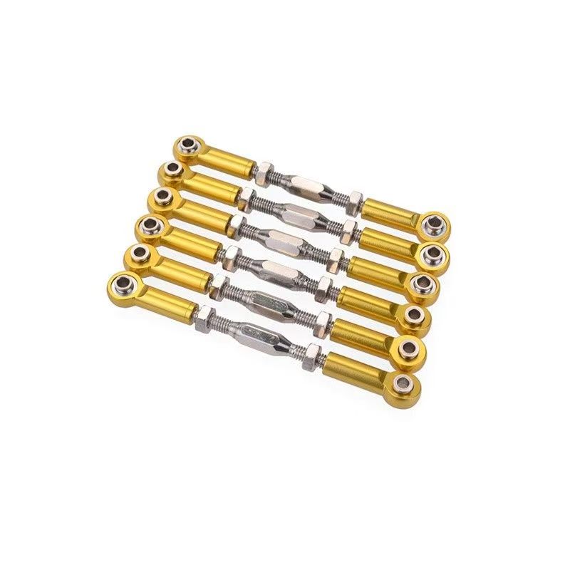 Adjustable Aluminum Steering Turnbuckles for 1/8 1/10 Scale RC Cars - Upgrade Replacement Parts  LG03