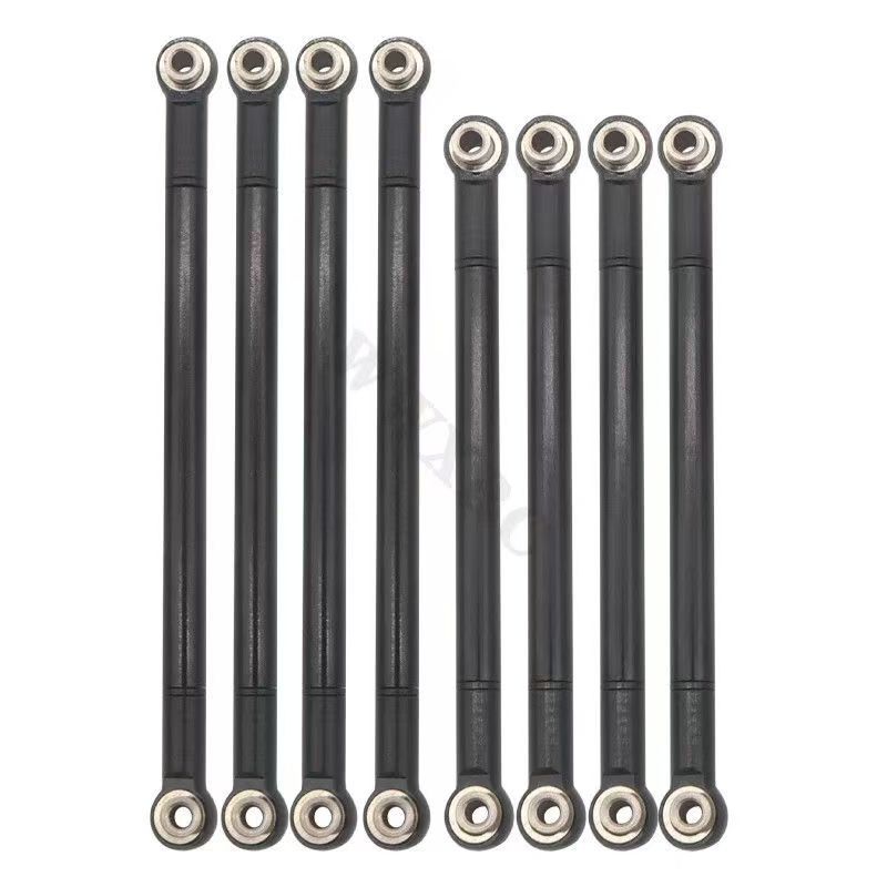 Adjustable Aluminum Steering Turnbuckles for 1/8 1/10 Scale RC Cars - Upgrade Replacement Parts  LG04