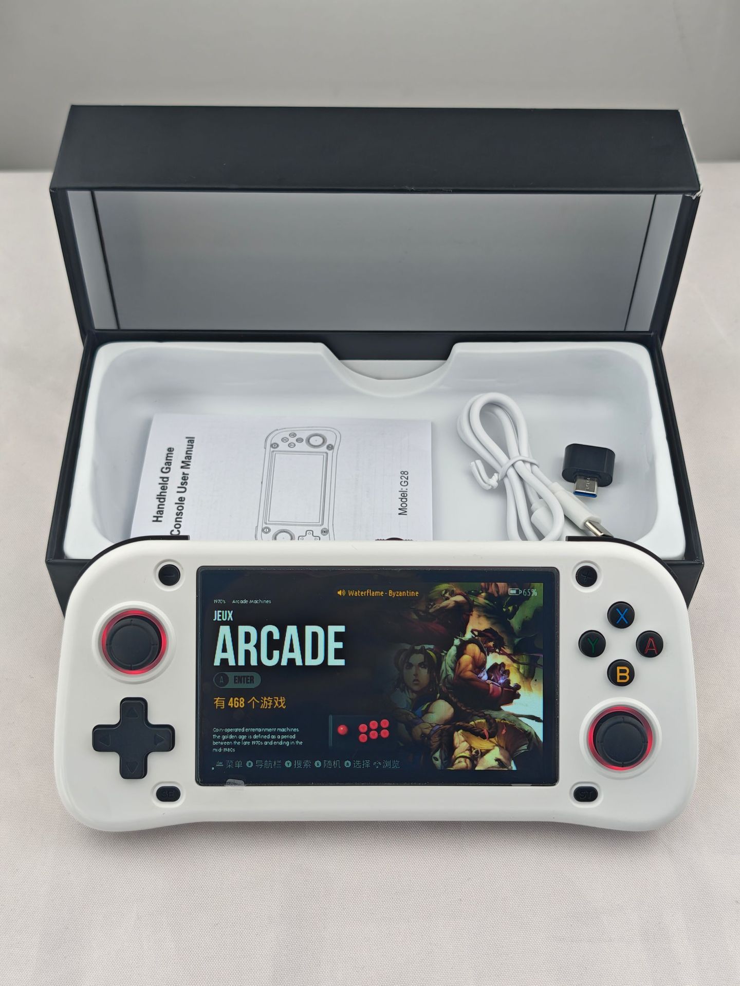 Hot-selling G28 Handheld Game Console TV Game Console 3D Home Arcade 4K HD PSPPS1 Handheld Console