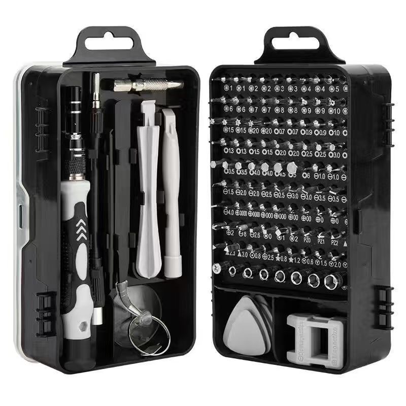  115 in 1 Precision Screwdriver Set, High Hardness Magnetic Specialty Bits, Complete Repair Tool Kit for Phone Laptop Electronic Disassembly  GJ1
