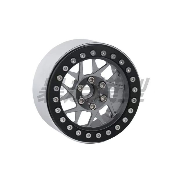 XIANGXI H8H 2.2" Aluminum Beadlock Wheels for 1/10 RC Crawlers - Compatible with SCX10, YK & More L3