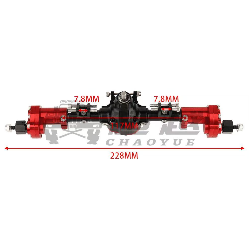 1/10 RC Crawler Aluminum Portal Axle Set for Axial SCX10 II 90046 / 90047  Q10