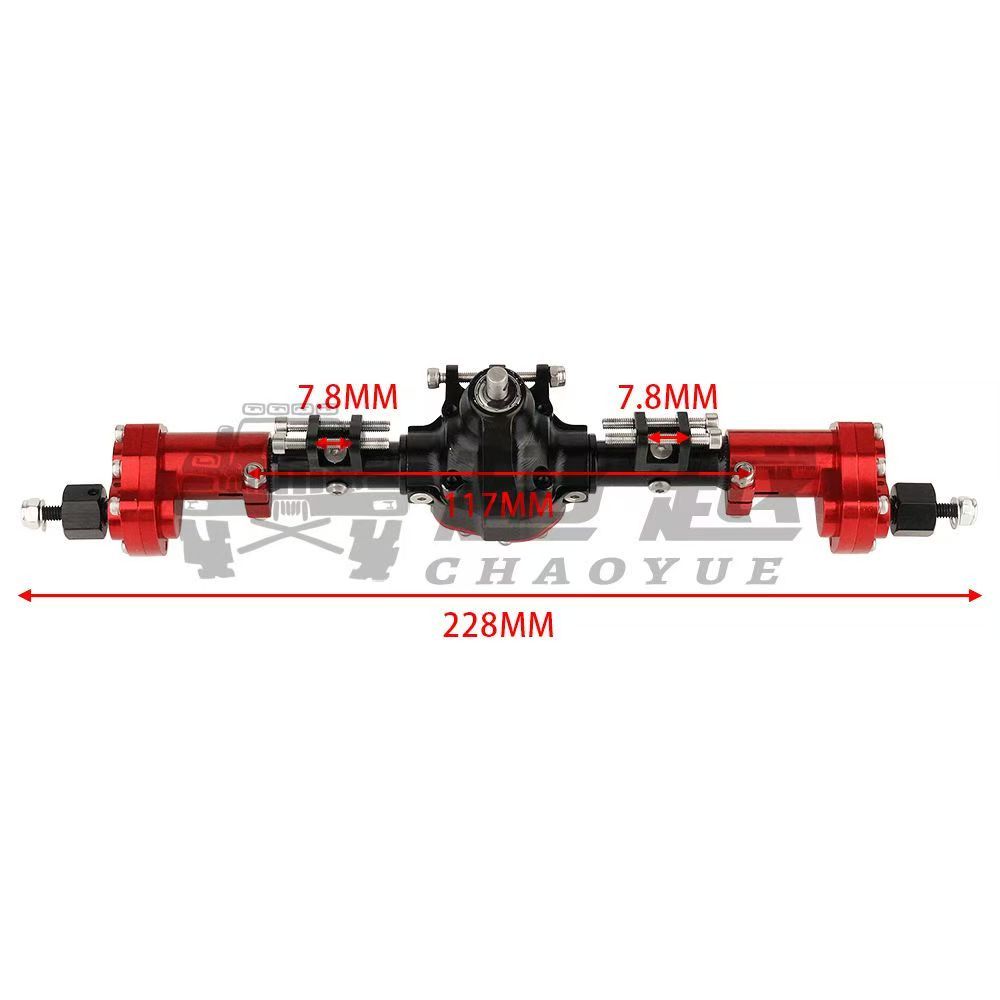 1/10 RC Crawler Aluminum Portal Axle Set for Axial SCX10 II 90046 / 90047  Q10