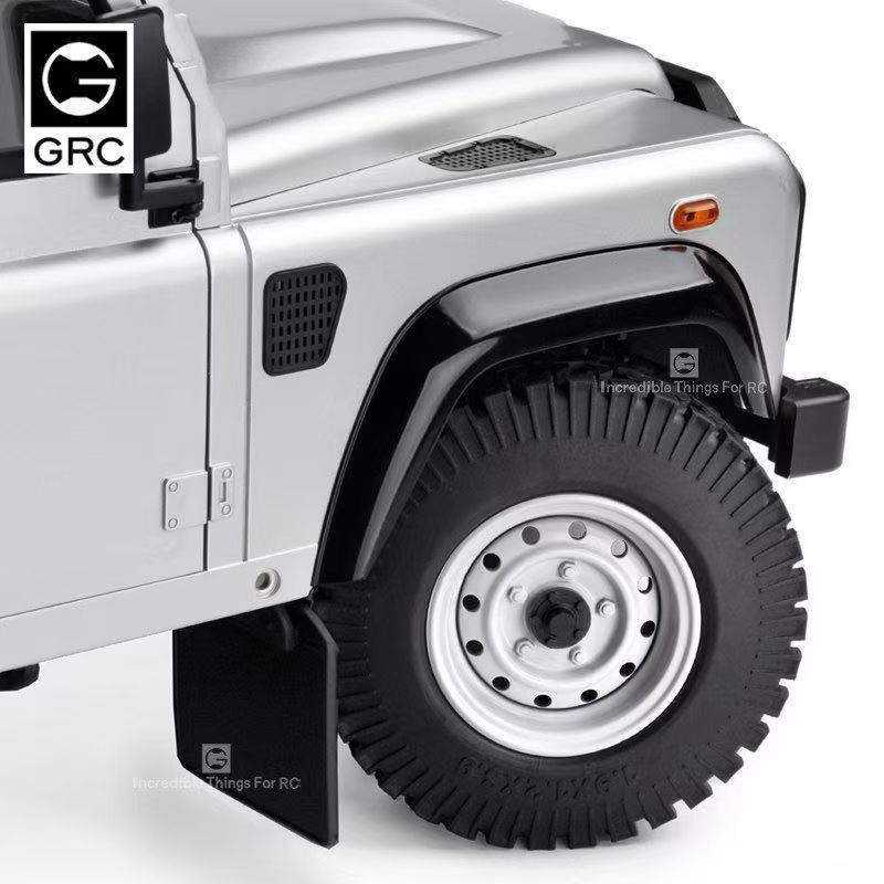 GRC 1.9" Metal Beadlock Wheels Gen3, Classic Retro Style for 1/10 RC Crawlers TRX4/SCX10/RC4WD  L01
