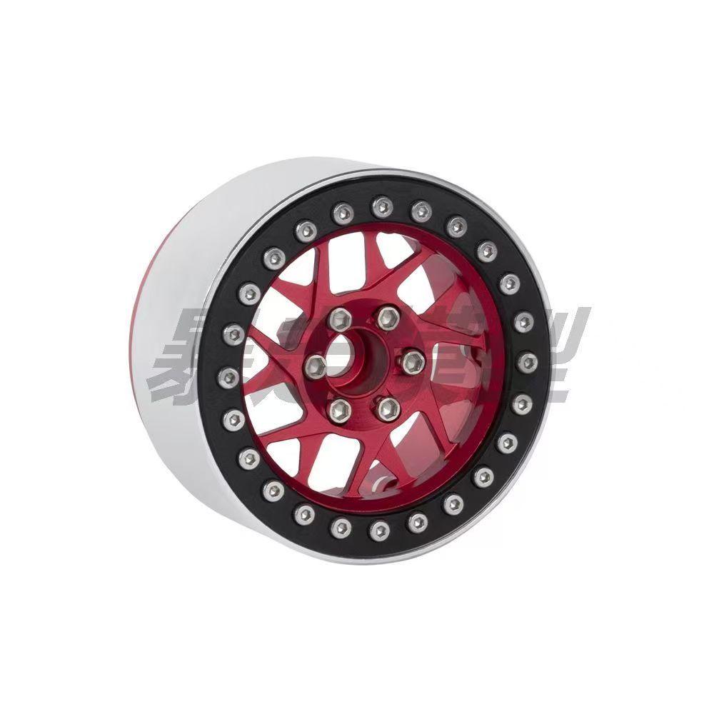 XIANGXI H8H 2.2" Aluminum Beadlock Wheels for 1/10 RC Crawlers - Compatible with SCX10, YK & More L3