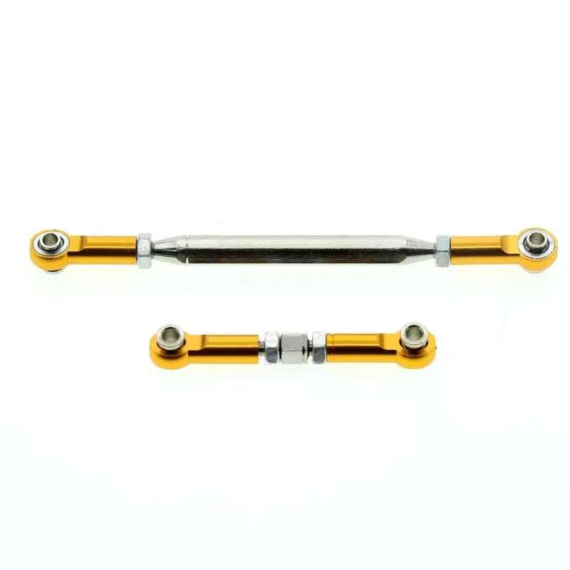 Adjustable Aluminum Alloy Servo Linkage Rod for RC Cars, M3 Ball Joint, DIY Upgrade Parts LG08