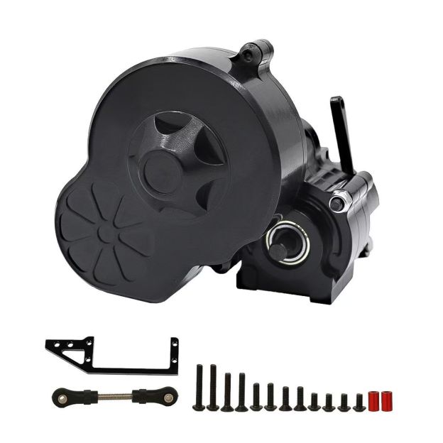 1/10 RC Crawler Metal Transmission Gearbox with Disconnect Function for SCX10 / AX10 / Wraith Upgrade  BX1