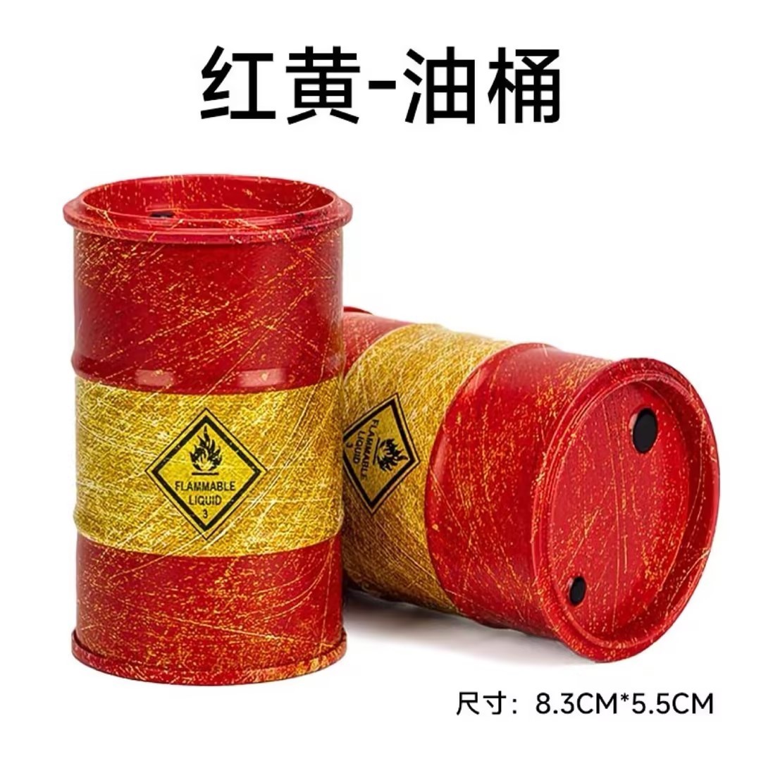 1/10 Scale RC Crawler Metal Oil Drum Model XQJ-009