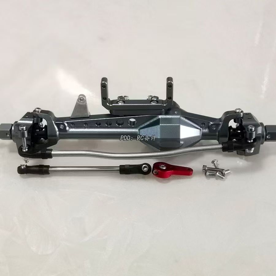 VP Diamond Style Straight Axle Set for SDM Tube Frame Crawlers, Compatible with SCX10 Gen3 / TRX4 / AT4 1/10 RC Cars  Q4