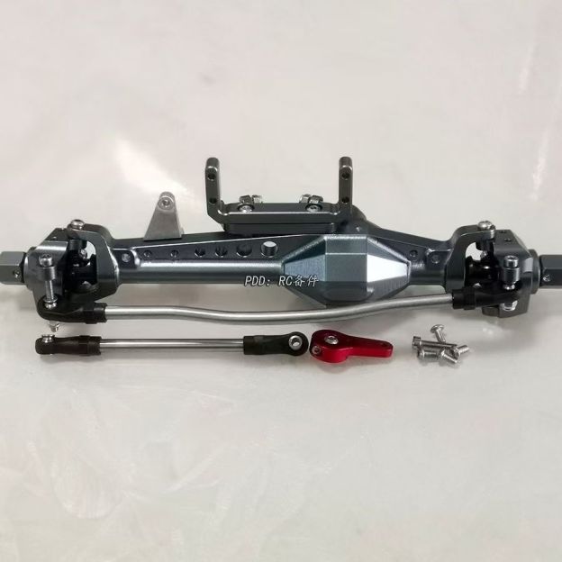 VP Diamond Style Straight Axle Set for SDM Tube Frame Crawlers, Compatible with SCX10 Gen3 / TRX4 / AT4 1/10 RC Cars  Q4