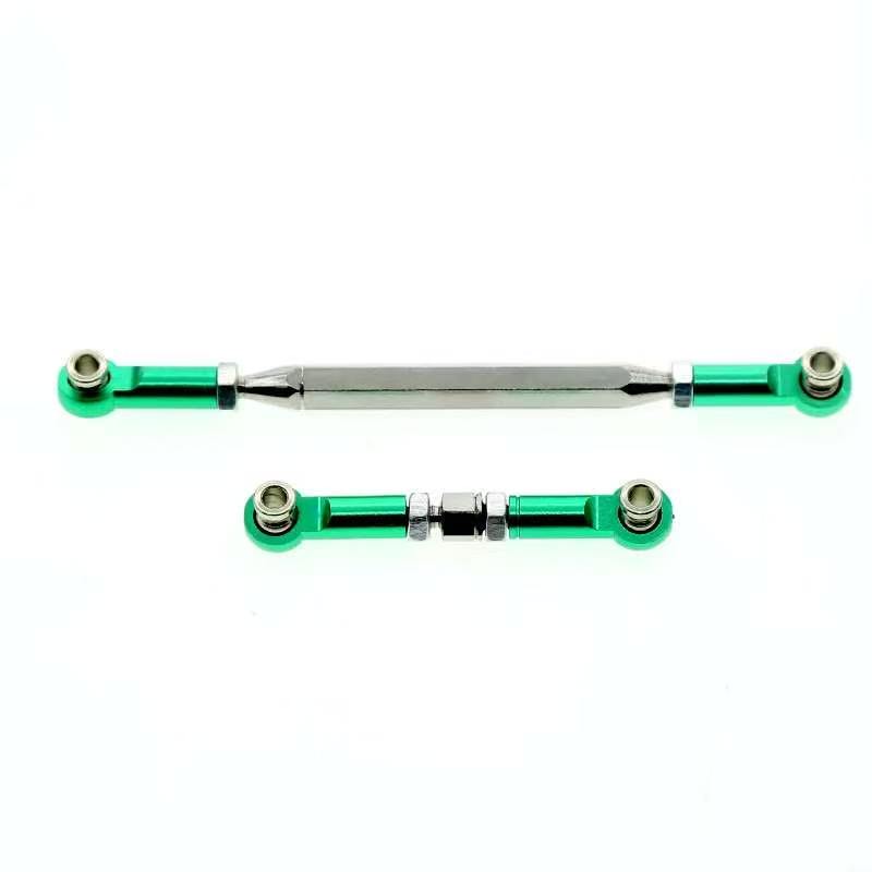 Adjustable Aluminum Alloy Servo Linkage Rod for RC Cars, M3 Ball Joint, DIY Upgrade Parts  LG08