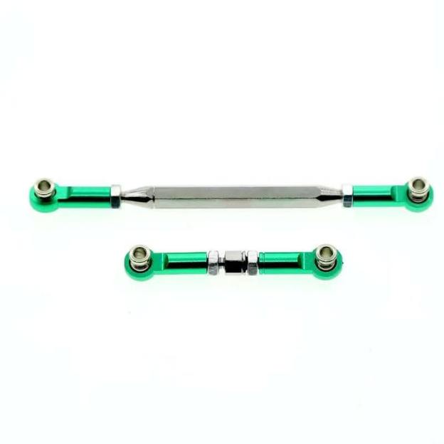 Adjustable Aluminum Alloy Servo Linkage Rod for RC Cars, M3 Ball Joint, DIY Upgrade Parts  LG08