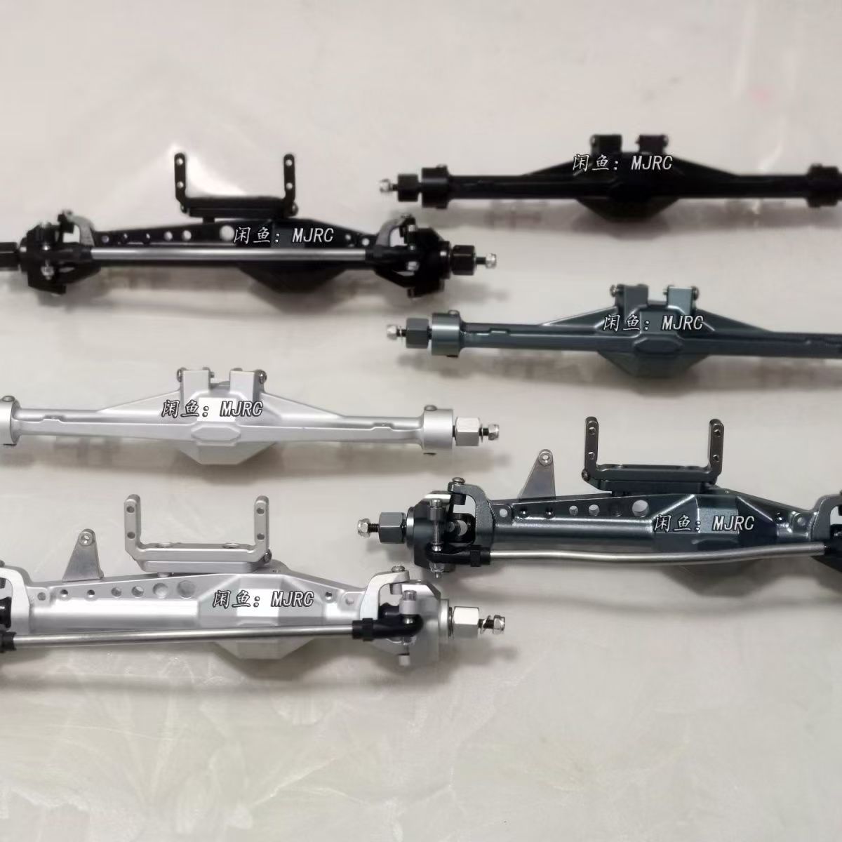 VP Diamond Style Straight Axle Set for SDM Tube Frame Crawlers, Compatible with SCX10 Gen3 / TRX4 / AT4 1/10 RC Cars  Q4