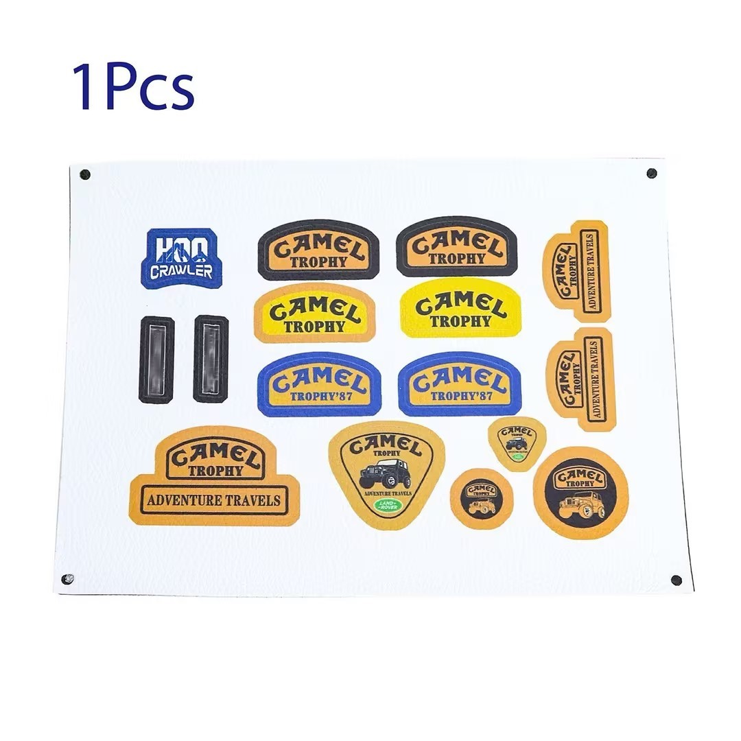 Camel Trophy Style Leather Luggage Bag Set for 1/10 RC Crawler XQJ-005