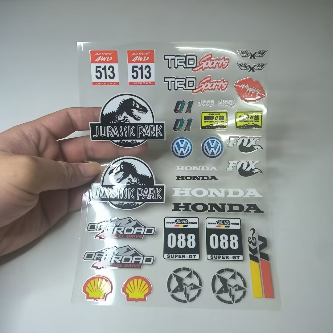 UV Transfer Decal Sticker Set for RC Crawlers XQJ-008