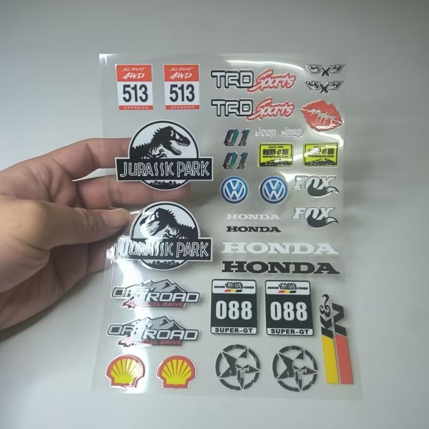 UV Transfer Decal Sticker Set for RC Crawlers XQJ-008