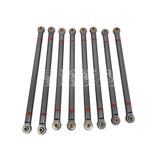 8PCS Aluminum Alloy Linkage Rod Set for 1/10 Axial SCX10 313mm Wheelbase RC Crawlers  GL05