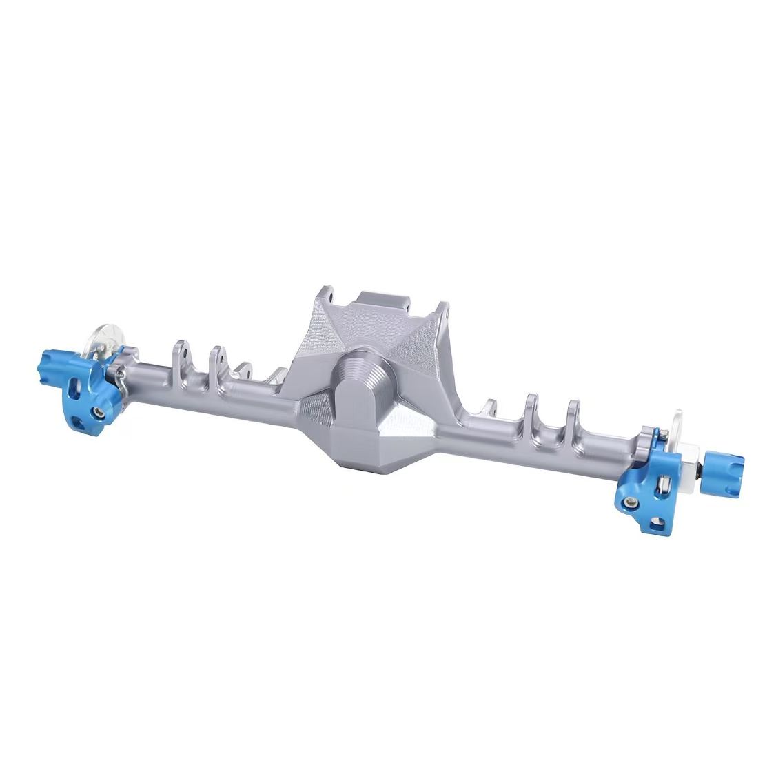 +9mm Aluminum Front & Rear Straight Axle Set with Hydraulic Links for 1/24 RC Crawler SCX24 90081 C10 JEEP  Q6