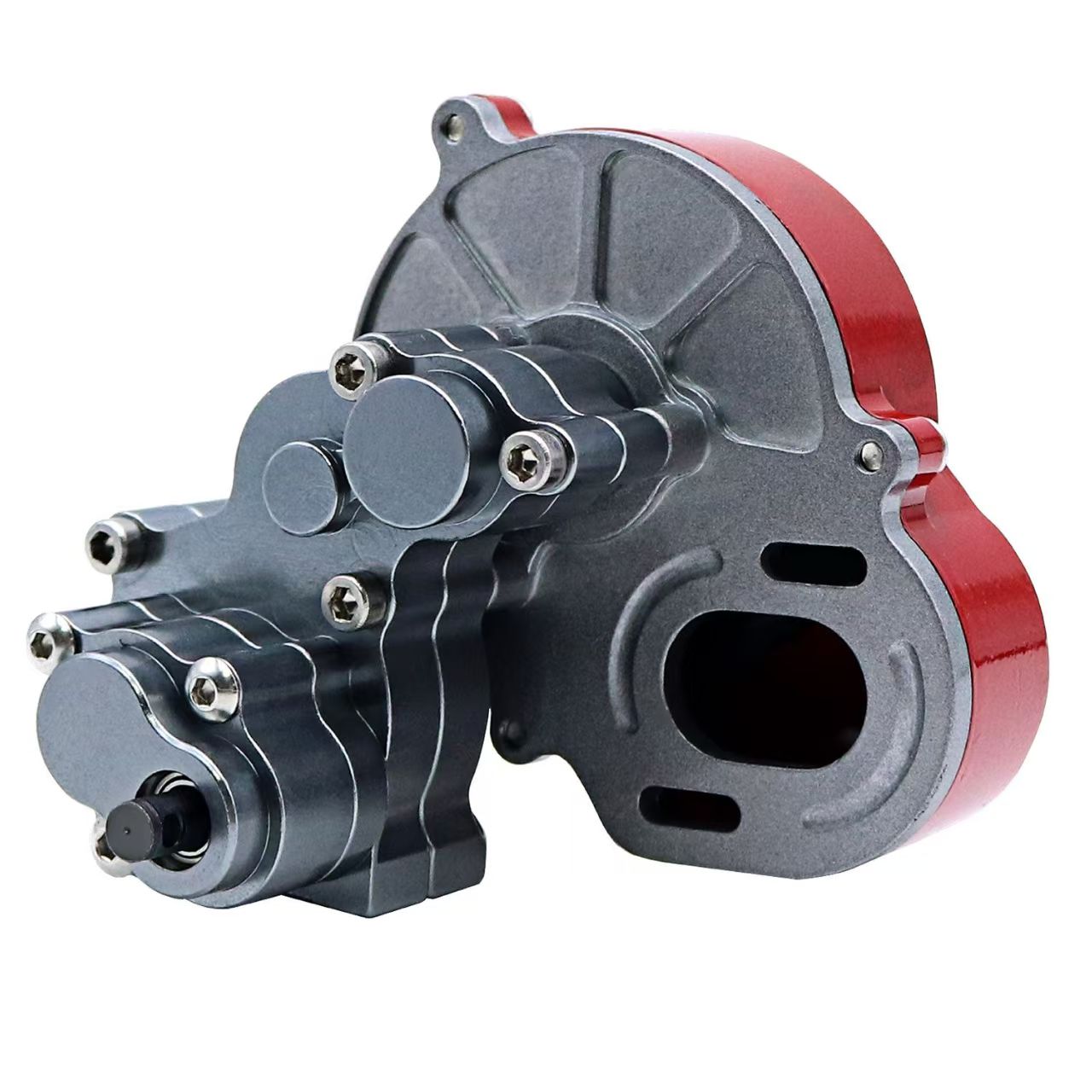 Sealed Full Metal Reverse Transmission Gearbox for 1/10 Axial SCX10 RC Crawler Upgrade  BX5
