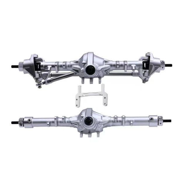 VP2 Style Pumpkin Axle Set, CNC Aluminum Straight Axle for 1/10 SCX10 RC Crawler  Q9